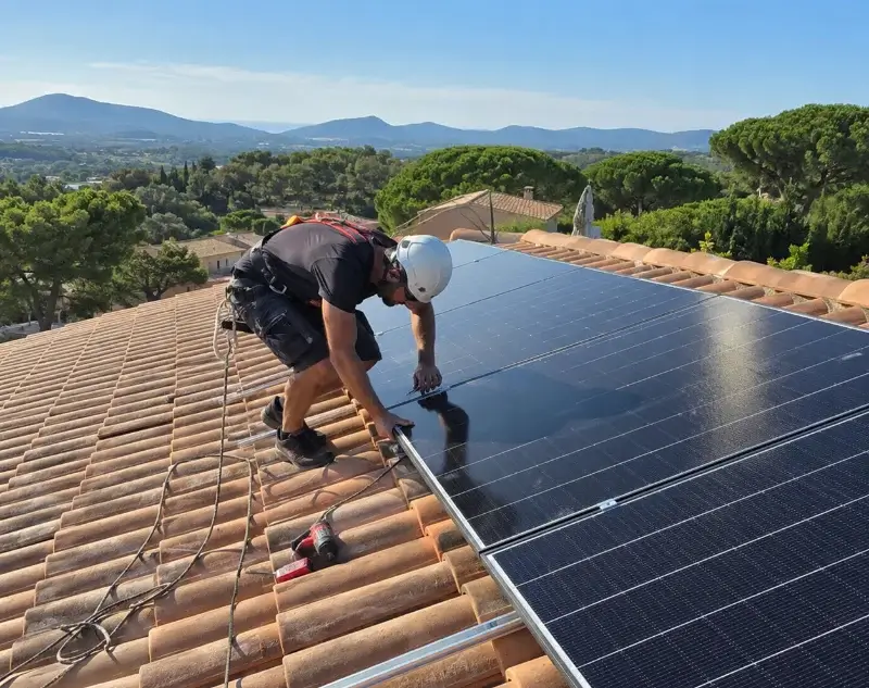 Installateur panneaux solaires Le Tech — pose photovoltaïque sur toiture