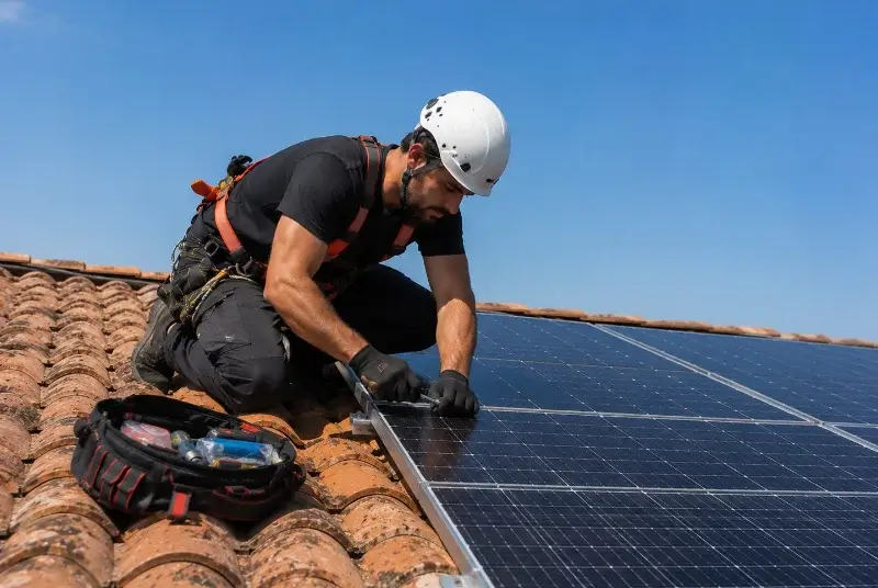 Maintenance et monitoring de panneaux solaires au Tech